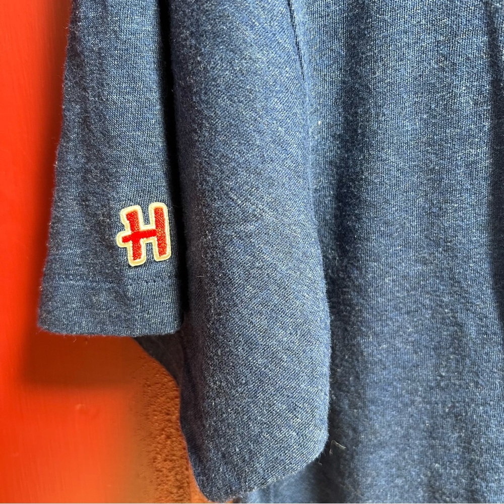 HOMAGE Blue and Red Short Sleeve Tee - Picture 6 of 6